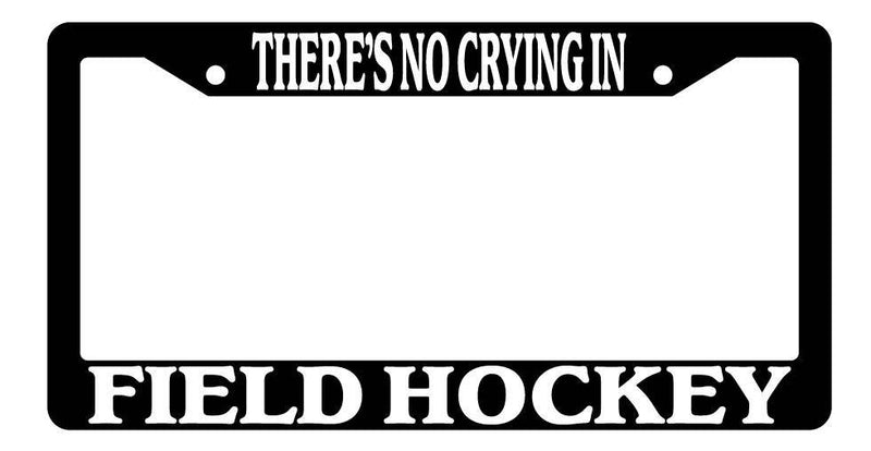 Black License Plate Frame There&