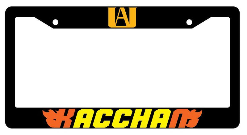 Kacchan Black Plastic License Plate Frame Auto Accessory My Hero Academia  Mod-GRAPH9856236-2872