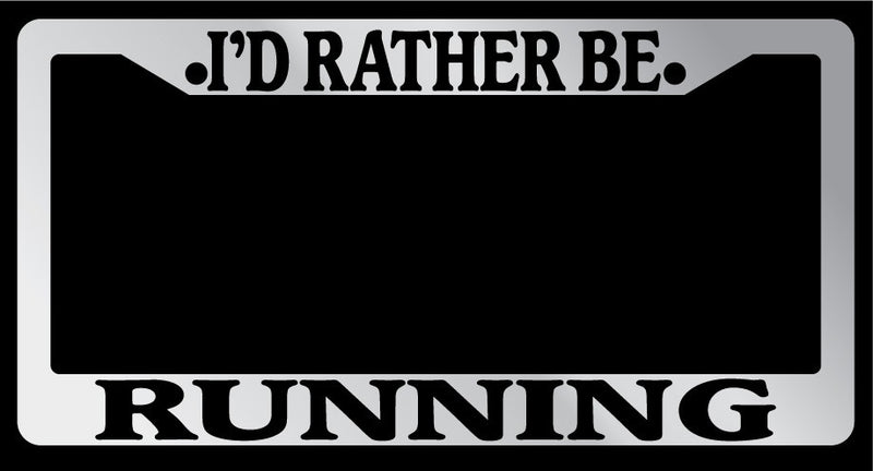 Chrome License Plate Frame "I&