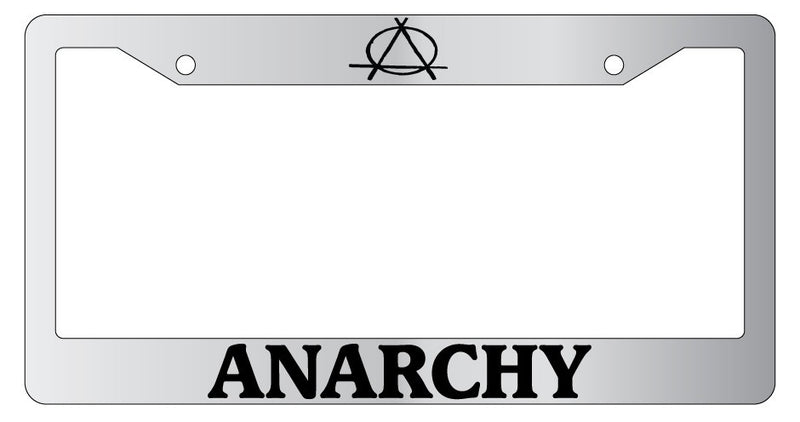 Chrome METAL License Plate Frame ANARCHY (LOGO) Auto Accessory 636  Mod-GRAPH9856236-9437