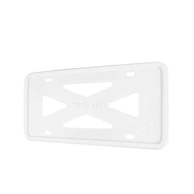 Noctiluce 2 Pack Universal License Plate Frame Premium Silicone Material for Car