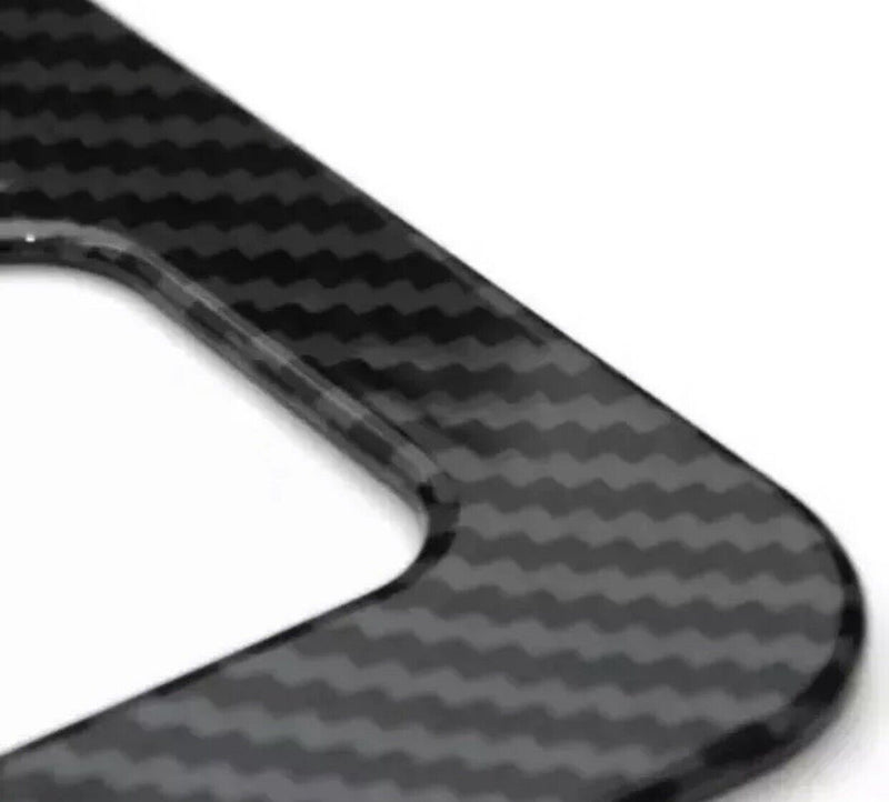 2x Universal Carbon Fiber Style License Plate Frames Bracket for Front & Rear US