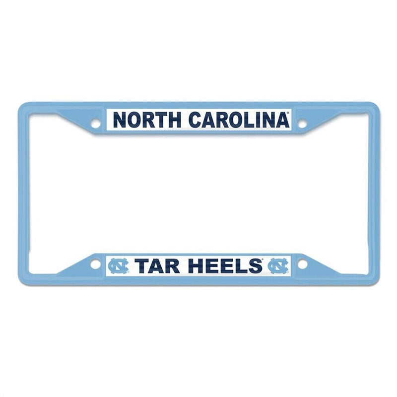 NCAA North Carolina Tar Heels Metal Inlaid Acrylic License Plate Frame - Blue