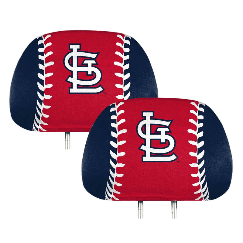 MLB St Louis Cardinals New 2-Piece Printed Headrest Covers