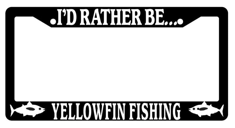 Black License Plate Frame I&