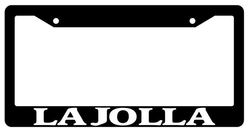 Black License Plate Frame La Jolla City State Auto Accessory 1515  Mod-GRAPH9856236-334