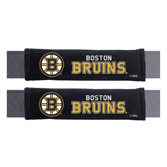 NHL Boston Bruins 2-Piece Embroidered Seat Belt Covers