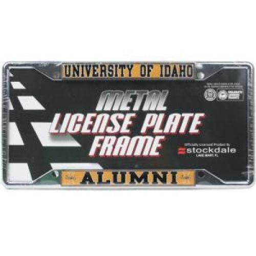 NCAA Idaho Vandals Alumni Metal License Plate Frame W/domed Insert - Idaho/alumni