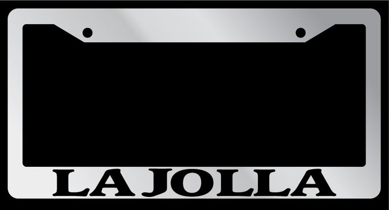 Chrome License Plate Frame "La Jolla" Auto Accessory 1515  Mod-GRAPH9856236-4228