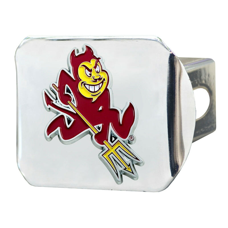 NCAA Arizona State Sun Devils 3D Color on Chrome Metal Hitch Cover