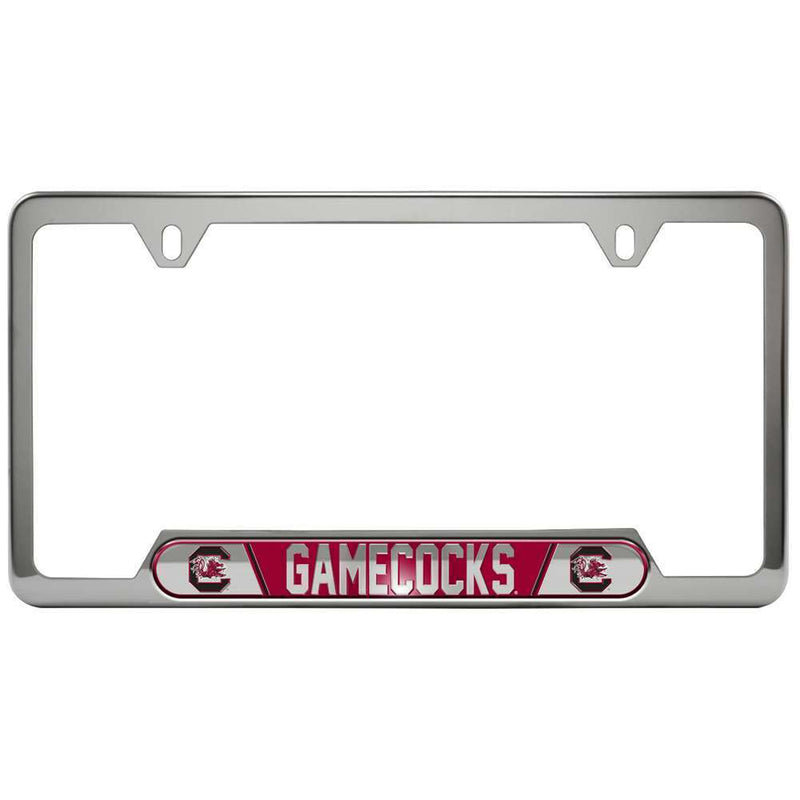 NCAA South Carolina Gamecocks Stainless Steel License Plate Frame