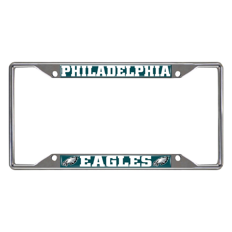 NFL Philadelphia Eagles Chrome Metal License Plate Frame