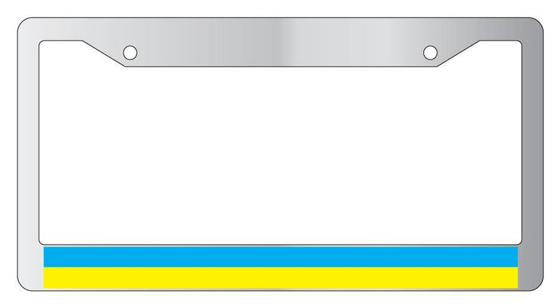 Ukraine Chrome METAL License Plate Frame World Flags  Mod-GRAPH9856236-7820
