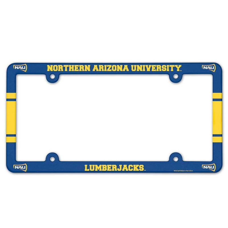 NCAA Northern Arizona Lumberjacks Plastic License Plate Frame