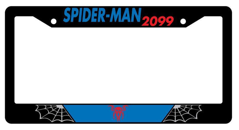 Spider Man 2099 Black Plastic License Plate Frame Auto For Marvel  Mod-GRAPH9856236-3848