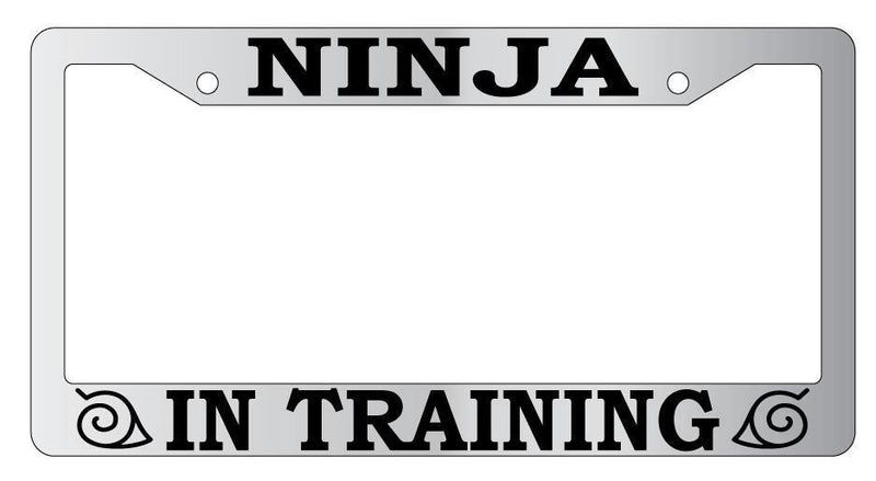 Chrome License Plate Frame Ninja In Training Auto Accessory Naruto  Mod-GRAPH9856236-4910