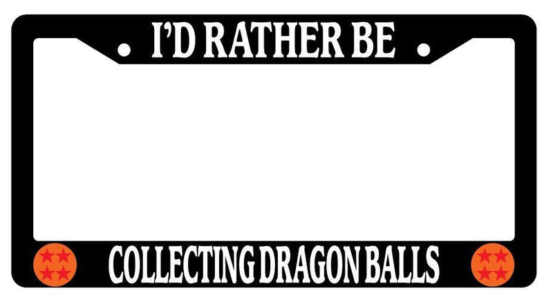 Black License Plate Frame I&