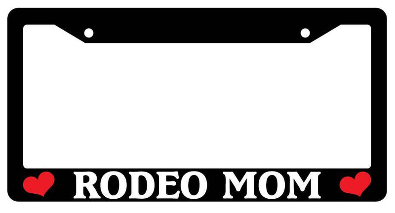 Black License Plate Frame RODEO MOM Auto Accessory Novelty  Mod-GRAPH9856236-1975