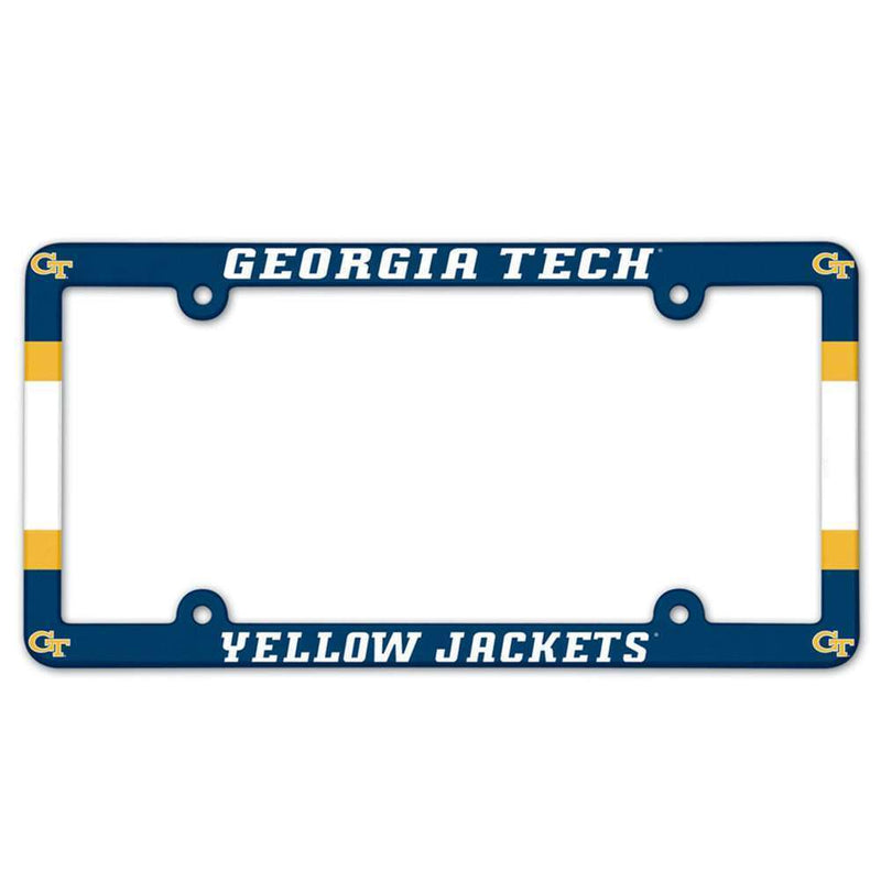 NCAA Georgia Tech Yellow Jackets Plastic License Plate Frame