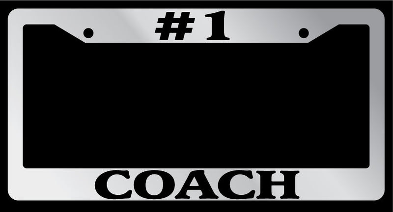 Chrome METAL License Plate Frame 