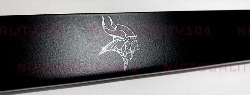 Minnesota Vikings Laser Engraved Etched Stainless Finished License Plate Frame