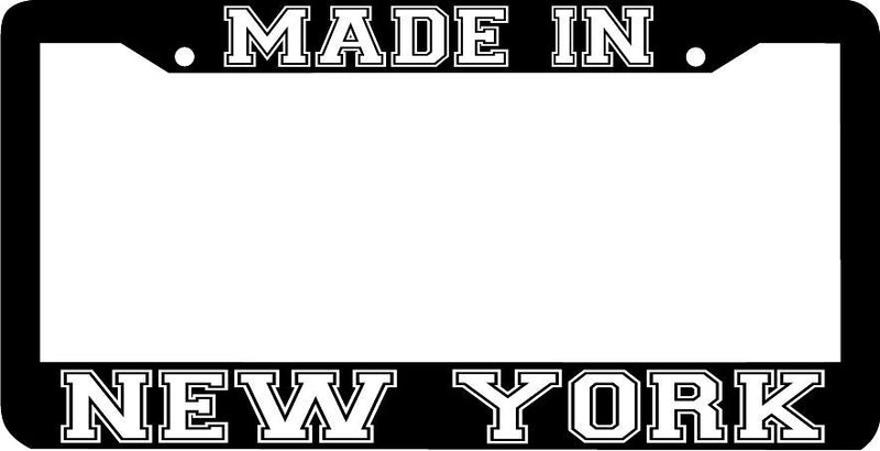MADE IN NEW YORK NY License Plate Frame