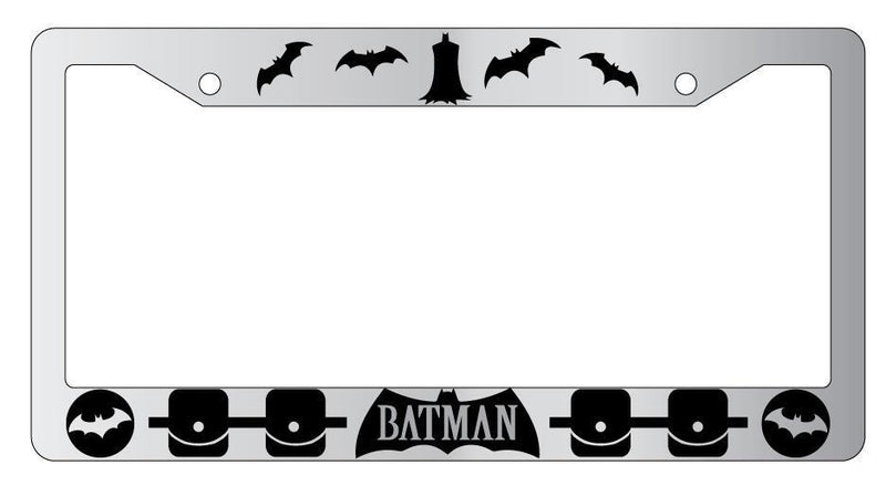 Batman Chrome License Plate Frame DC  Mod-GRAPH9856236-4134