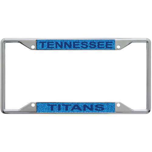 NFL Tennessee Titans Metal Inlaid Acrylic License Plate Frame