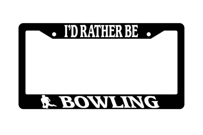 Black License Plate Frame I&
