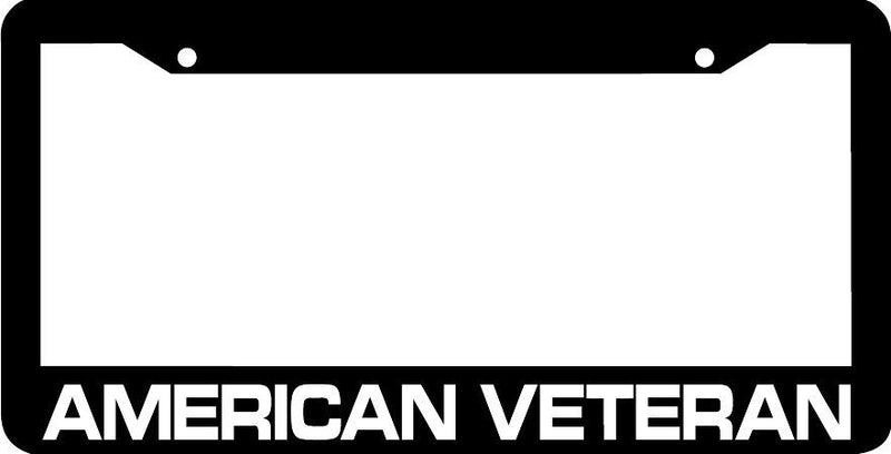 AMERICAN VETERAN License Plate Frame