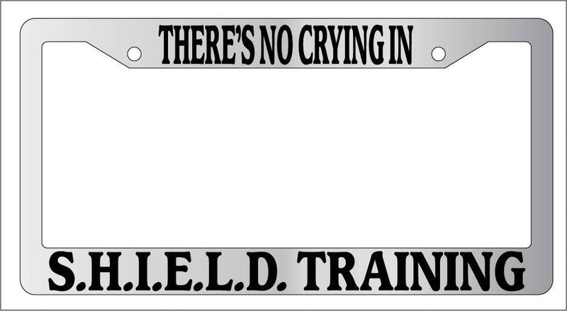 Chrome License Plate Frame There&