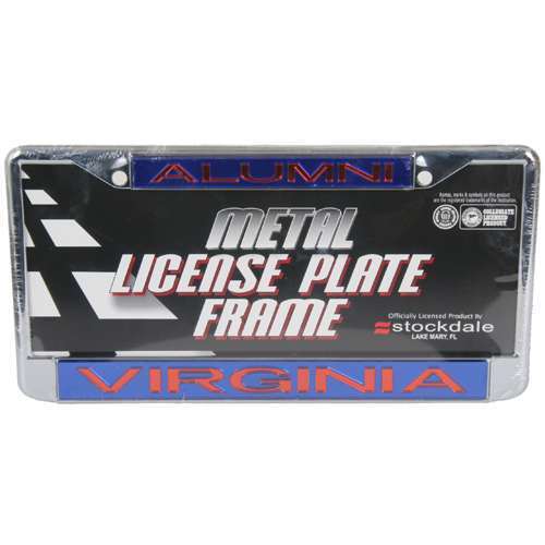 NCAA Virginia Cavaliers Metal Alumni Inlaid Acrylic License Plate Frame