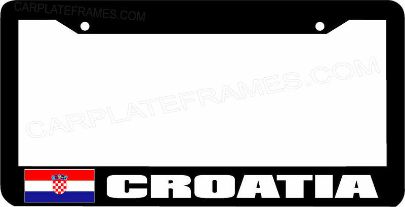 CROATIA flag License Plate Frame