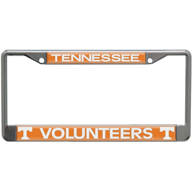 NCAA Tennessee Volunteers Metal License Plate Frame w/Domed Acrylic