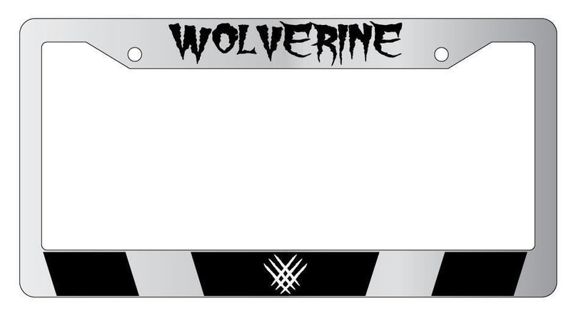 Wolverine Chrome License Plate Frame For Marvel  Mod-GRAPH9856236-5020