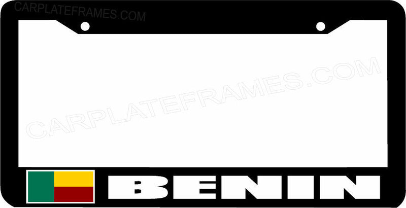 BENIN flag License Plate Frame