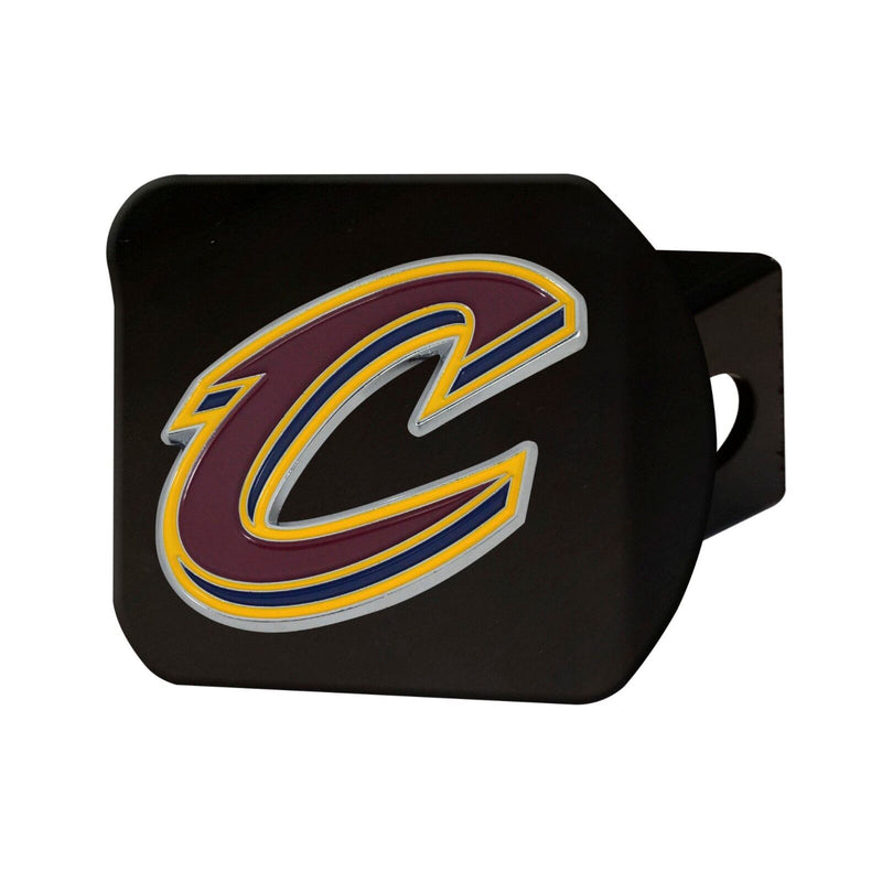 NBA Cleveland Cavaliers 3D Color on Black Metal Hitch Cover