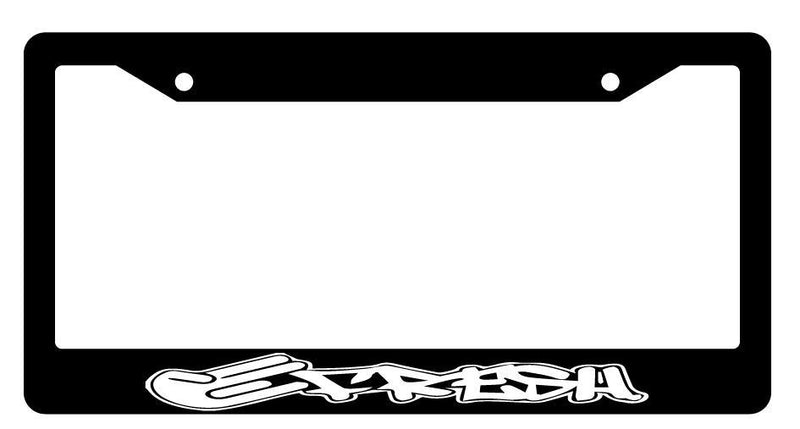 Black License Plate Frame Fresh Shocker For JDM Auto Accessory  Mod-GRAPH9856236-78