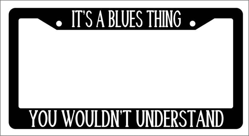 Black License Plate Frame IT&