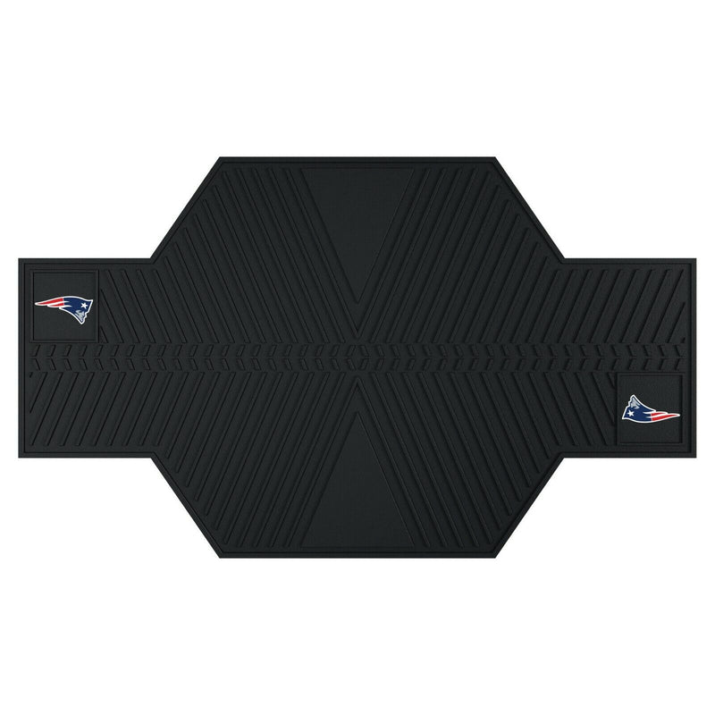 NFL New England Patriots Heavy Duty Rubber Motocycle Mat 85" x 43"