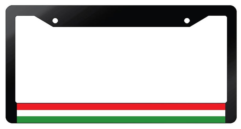 Hungary Glossy Black Plastic License Plate Frame World Flags  Mod-GRAPH9856236-6902