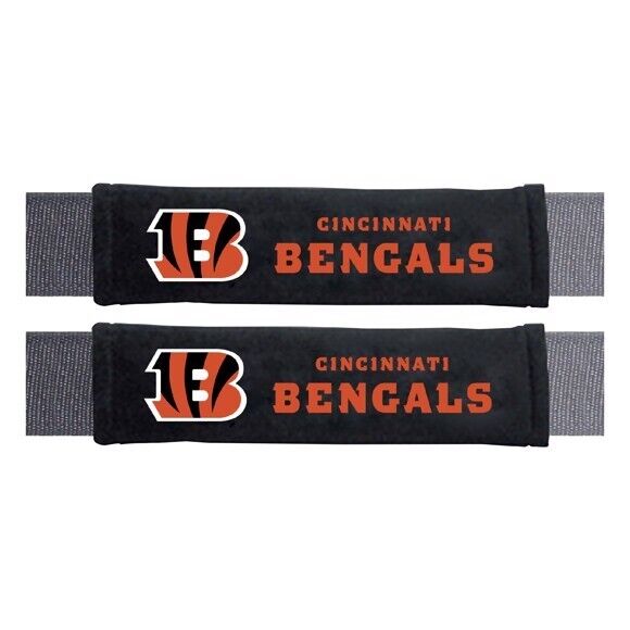 NFL Cincinnati Bengals 2-Piece Embroidered Seat Belt Covers