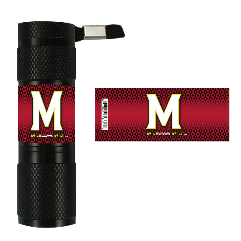 NCAA Maryland Terrapins LED Flashlight 1.1"x.3"x3.4"