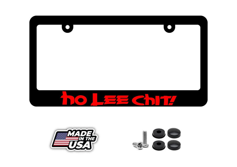 Ho Lee Chit License Plate Frame - JDM Cover red art