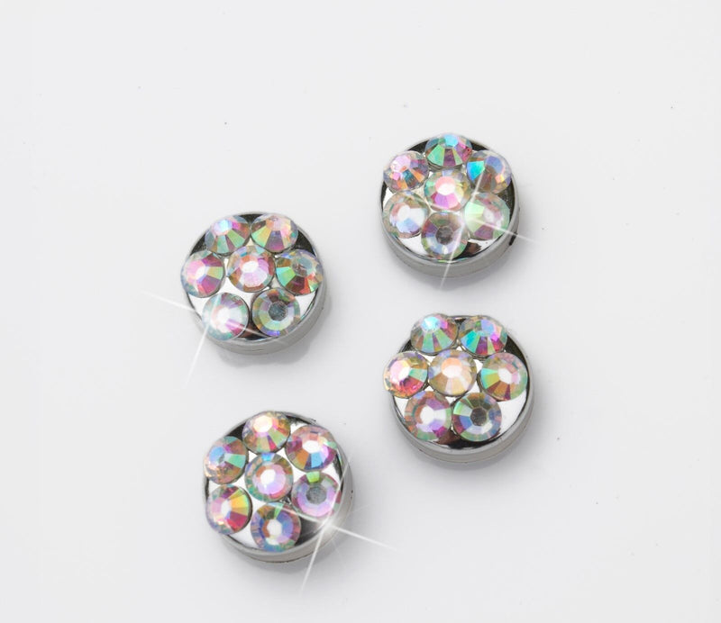 AB Crystal Rhinestone Screw Caps for Crystal Bling Sparkle License Plate Frame