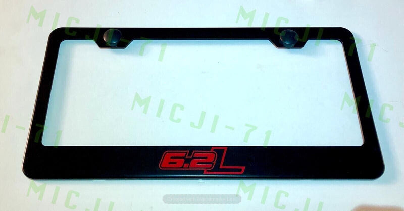 6.2L Stainless Steel License Plate Frame Holder Rust Free v3