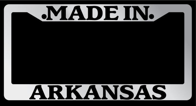 Chrome License Plate Frame Made in Arkansas Auto Accessory 1062  Mod-GRAPH9856236-6519