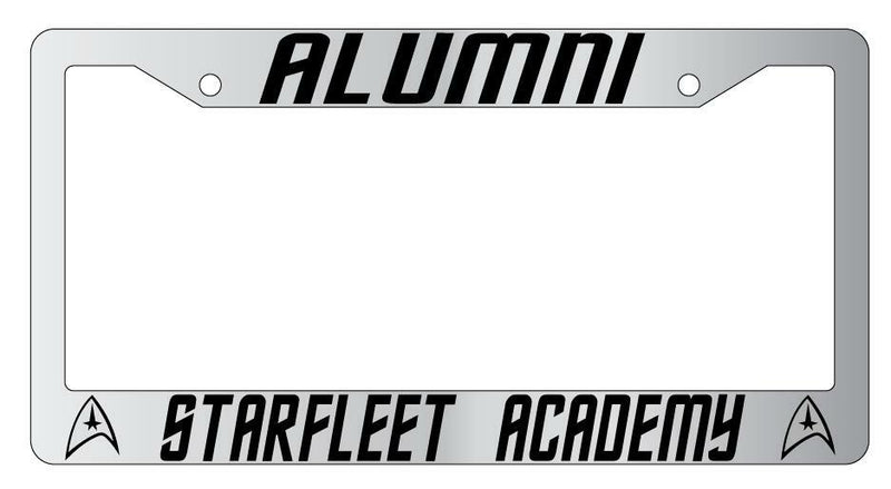 Alumni Starfleet Academy Chrome Plastic License Plate Frame Star Trek  Mod-GRAPH9856236-6837
