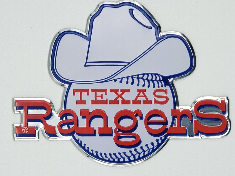 MLB Texas Rangers Color Alternate Auto Emblem