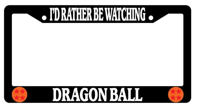Black License Plate Frame I&